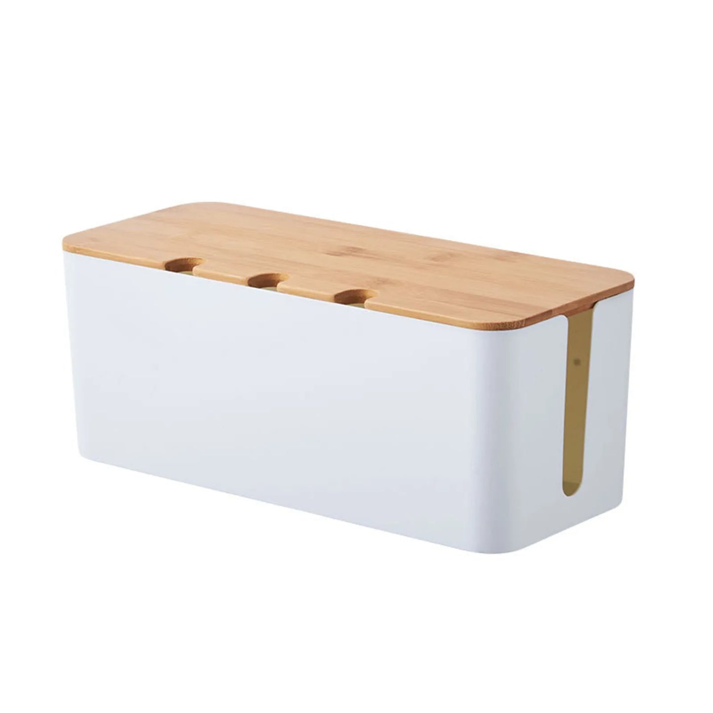 Bamboo Cable Management Box