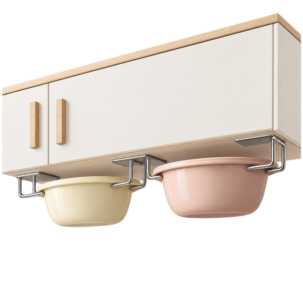 No-Drill Cabinet Storage Hooks (4 Pack)
