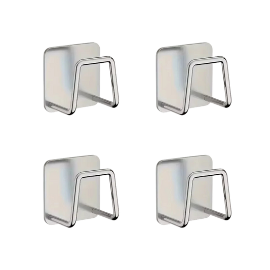 No-Drill Cabinet Storage Hooks (4 Pack)