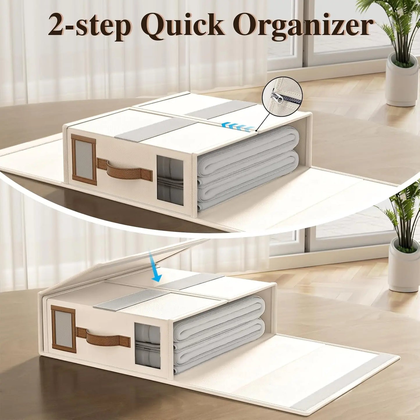 Windowed Bedding Organiser