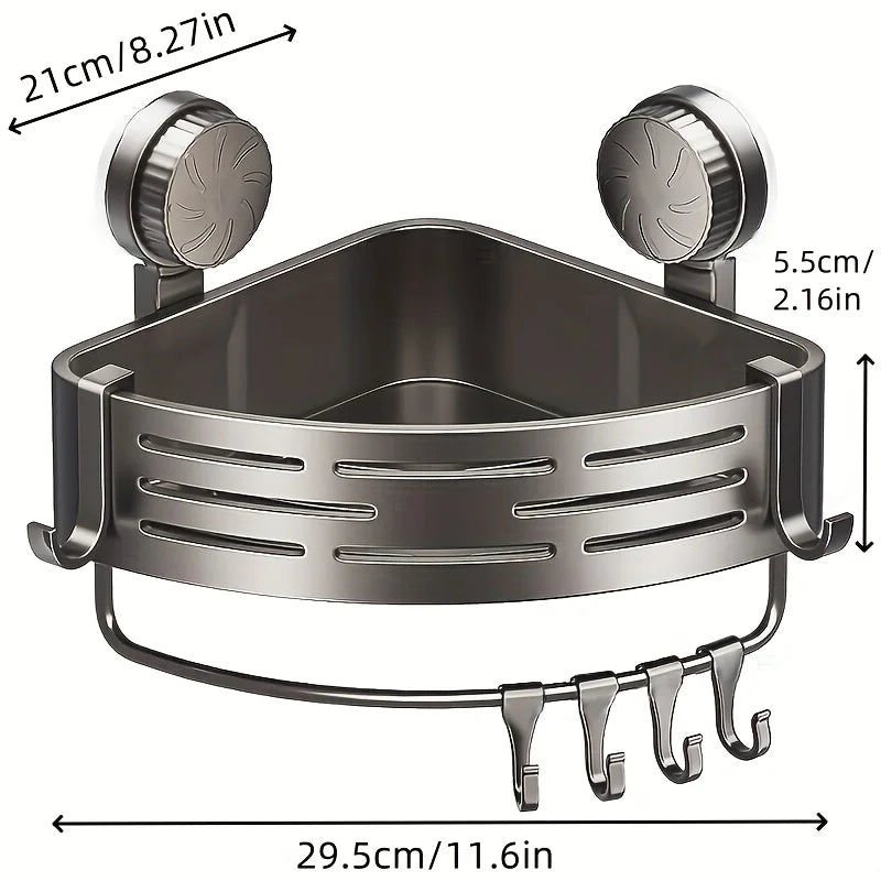 Corner Suction Shower Caddy
