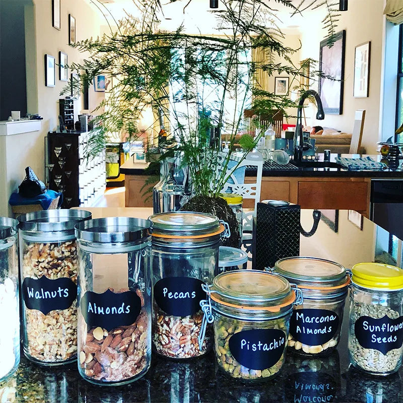 Reusable Chalkboard Pantry Labels (120 Pcs)