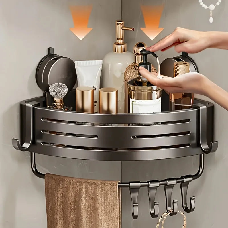 Corner Suction Shower Caddy