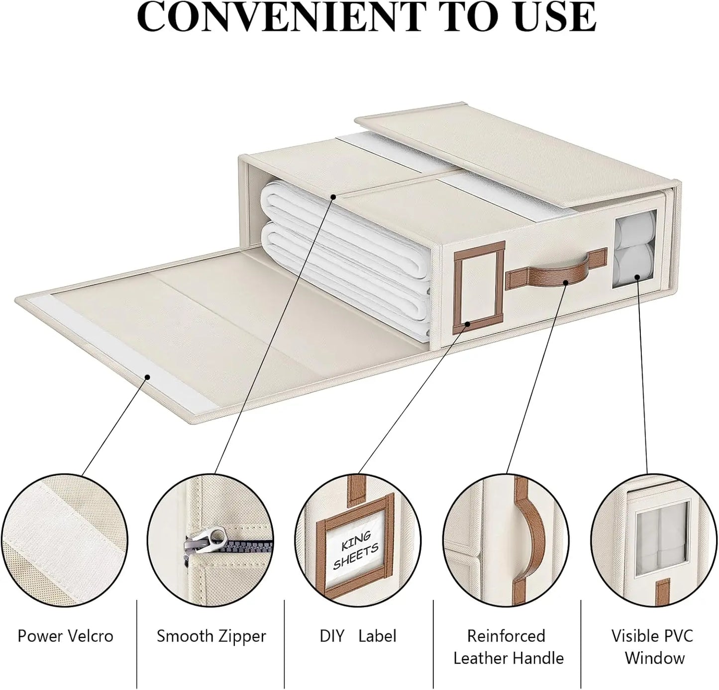 Windowed Bedding Organiser
