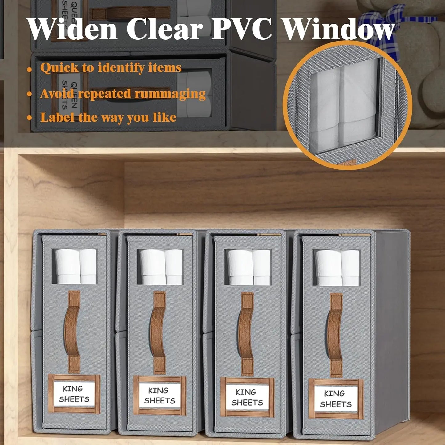 Windowed Bedding Organiser